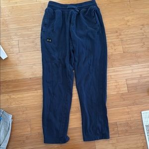 Under Armour Blue Sweatpants with Elastic Waistband